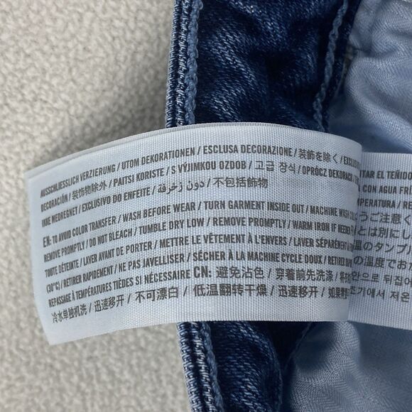 Hollister Jeans Womens 27 Two Tone Distressed High Rise 90s Y2K Denim - Picture 11 of 16